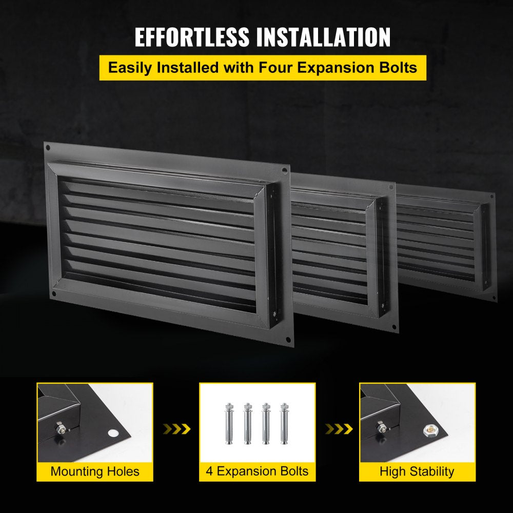 Vevor Crawl Space Flood Vent Foundation Flood Vent 8"height X 16"width Wall Vent 