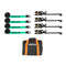 Heavy-Duty Wheel Chock Tie-Down Kit with Tire Straps & Ratchets, 10,009 lb Break Strength