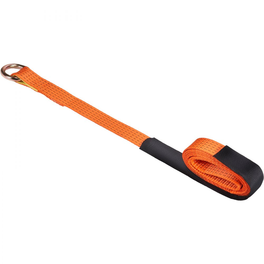 VEVOR Ratchet Tie Down Straps Kit, 2" x 120" Tire Straps, 5512 LBS Working Load, 11023 LBS Breaking Strength, Car Tie Down Straps with Snap Hooks for Passenger Car, Truck, Trailer, 4-Pack 