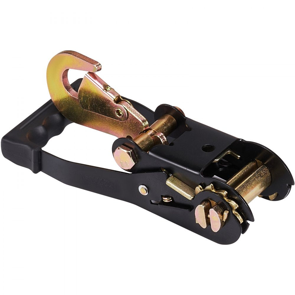 VEVOR Ratchet Tie Down Straps Kit, 2" x 120" Tire Straps, 5512 LBS Working Load, 11023 LBS Breaking Strength, Car Tie Down Straps with Snap Hooks for Passenger Car, Truck, Trailer, 4-Pack 