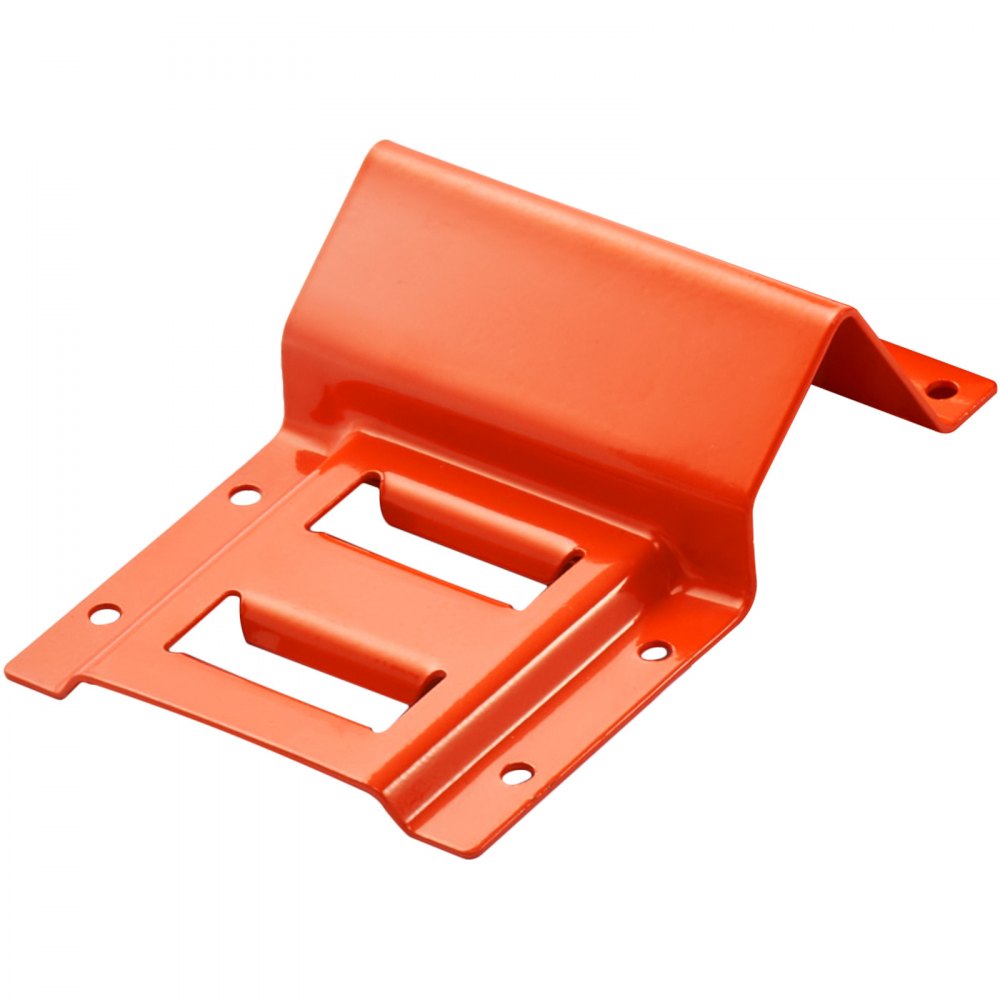 VEVOR Wheel Chock Tie Down Kit, 2" x 96" Tie Down Strap Kit, Heavy Duty Trailer Tie Down System for 10"-23" Wheels, ATV, UTV, Trailer, Mower, Wheel Chock & Tie-Down Accessories, 4-Pack 