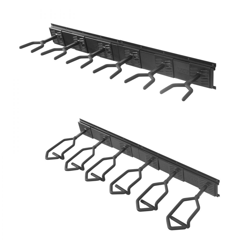 VEVOR Gun Rack, Indoor Gun Rack Wall Mount, 6-Slot Vertical Rifle Shotgun Gun Rack, 180 lb Heavy Duty Metal Wall Gun Rack Display Stand with Soft Padding 