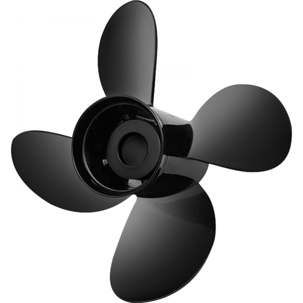 VEVOR Outboard Propeller, Replace for OEM 48-8M0084494, 4-Blade 14 1/2 x 17 Boat Propeller, Compatible w/ 135-300HP 2-Stroke & 4-Stroke Outboards, Alpha&Bravo I Stern-Drives, RH 