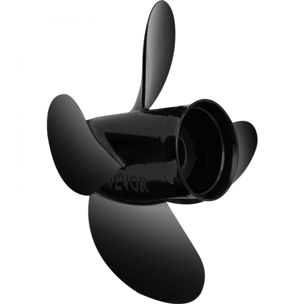 VEVOR Outboard Propeller, Replace for OEM 48-8M0084494, 4-Blade 14 1/2 x 17 Boat Propeller, Compatible w/ 135-300HP 2-Stroke & 4-Stroke Outboards, Alpha&Bravo I Stern-Drives, RH 