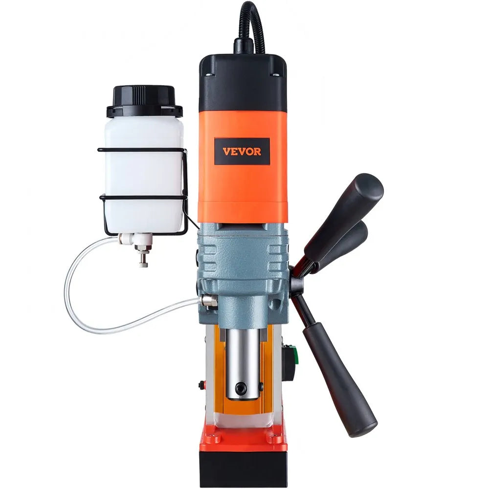 VEVOR Magnetic Drill, 1300W 1.57" Boring Diameter, 2922lbf/13000N Portable Electric Mag Drill Press, 810 RPM Drilling Machine for any Surface Home Improvement Industry Railway