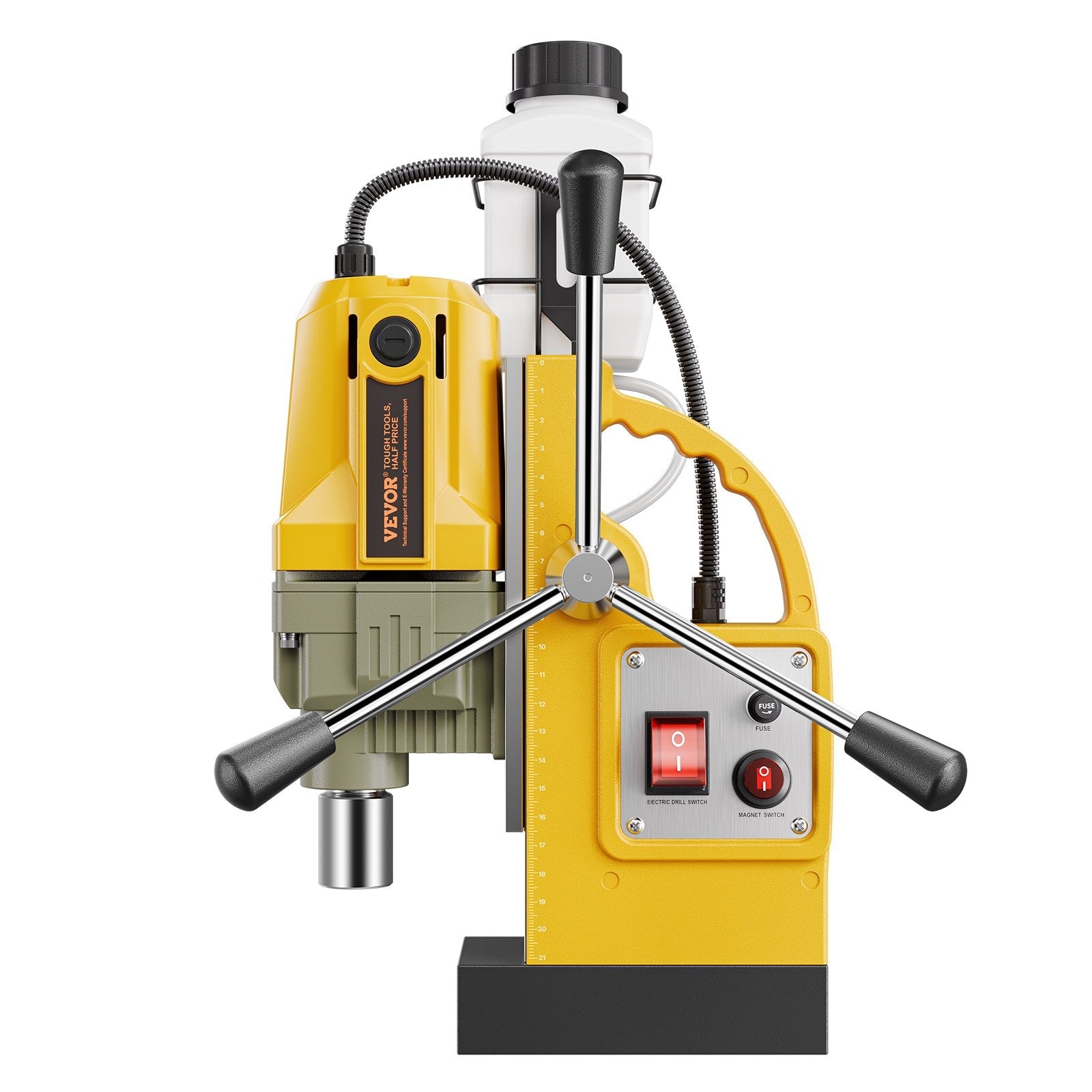 Magnetic Drill 1400W 2810 lbf Mag Drill Press 1.6 in Boring Diameter 800 RPM 
