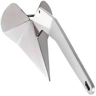 VEVOR Boat Anchor, 14LBS 6.35KG Stainless Steel Delta Style, Heavy Duty Triangular Anchor Fit for 20-35 FT Boats 