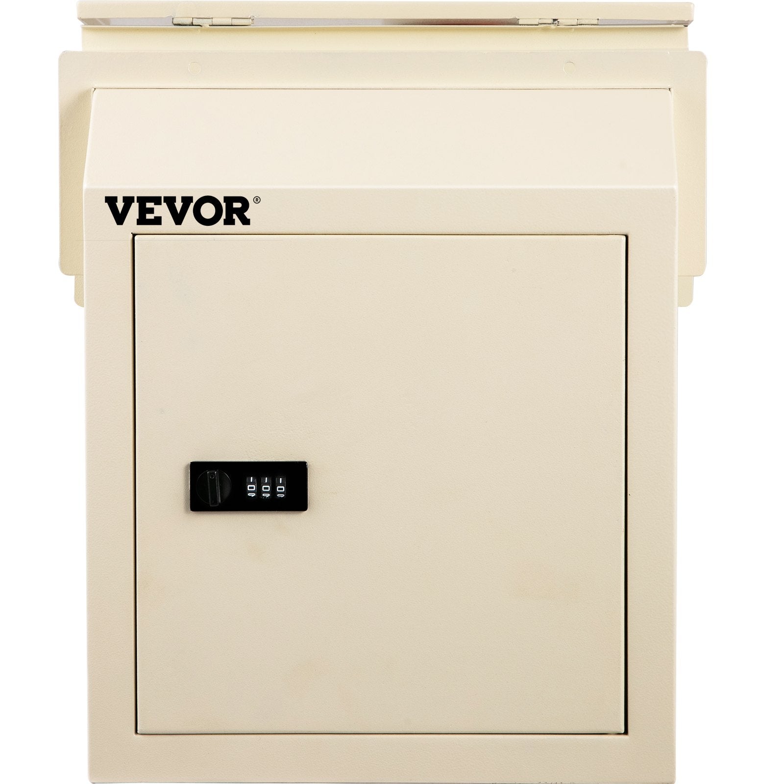 VEVOR Through-The-Door Locking Drop Box Door Drop Box 11.8''x4.3''x14.2'' Beige 