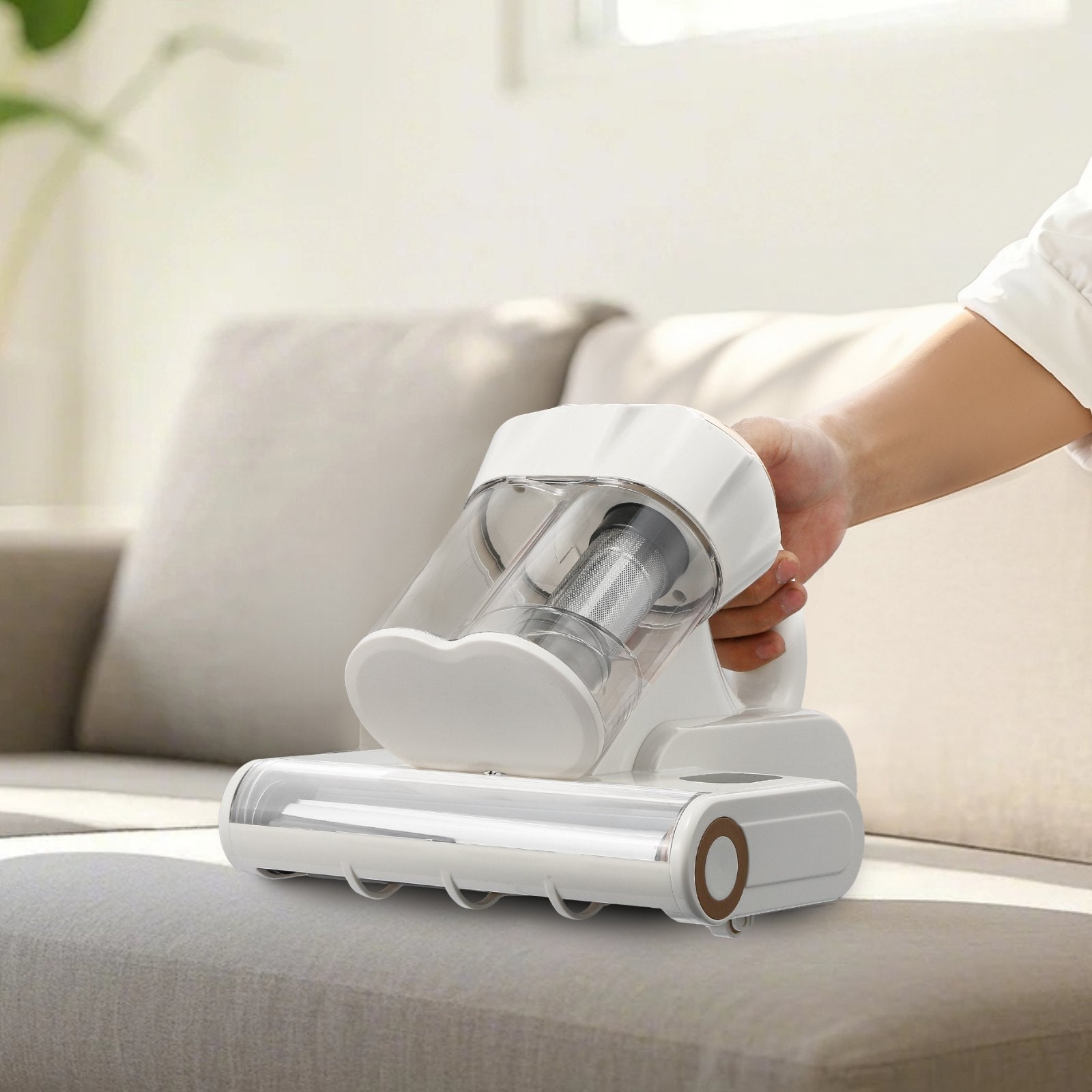 Vevor Mattress Vacuum Cleaner with 18Kpa Powerful Suction HEPA Filter 550W White 