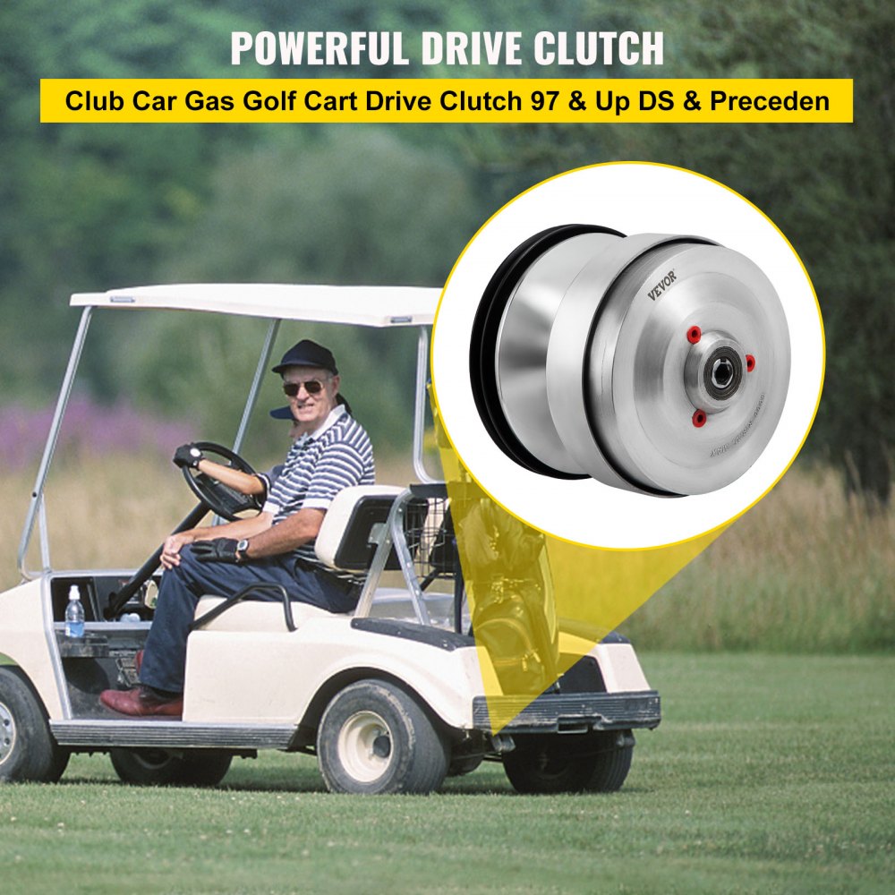 VEVOR Club Car Gas Golf Cart Drive Clutch DS Precedent Front Clutch Dry Centrifugal Clutch Compatible with U5000 RPM 5700 Nivel Metal CP0020 5700 
