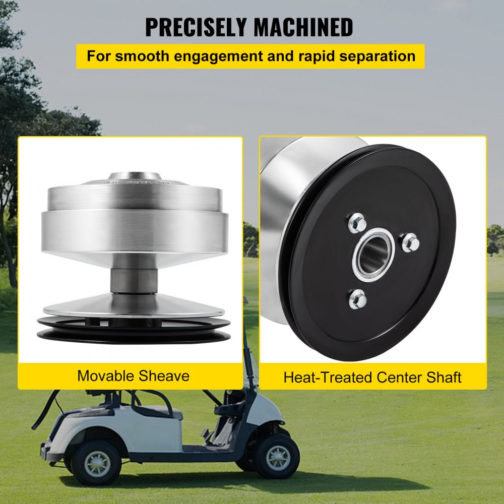 VEVOR Club Car Gas Golf Cart Drive Clutch DS Precedent Front Clutch Dry Centrifugal Clutch Compatible with U5000 RPM 5700 Nivel Metal CP0020 5700 