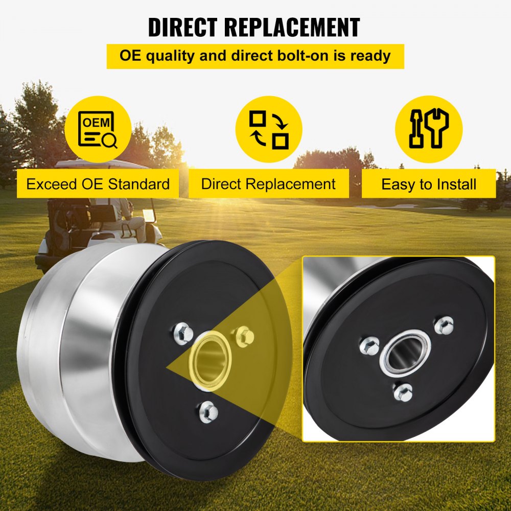 VEVOR Club Car Gas Golf Cart Drive Clutch DS Precedent Front Clutch Dry Centrifugal Clutch Compatible with U5000 RPM 5700 Nivel Metal CP0020 5700 