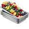 VEVOR Hotel Pan 2.5 Deep 6 Packs Steam Table Pan Full Size 9 Quart Stainless Steel Steam Table Pan