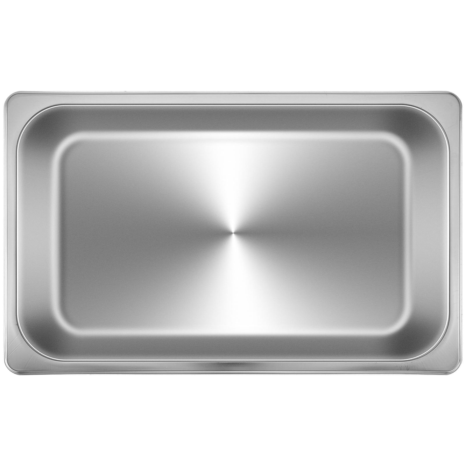 VEVOR 6 Pack Steam Table Pans 20.9 x 12.8 x 3.9 Inch Deep Steam Table Pan Full Size 13L Deep Food Container Stainless Steel Oven Tray Hotel Pans Anti-Jam Steam Table Food Pan 