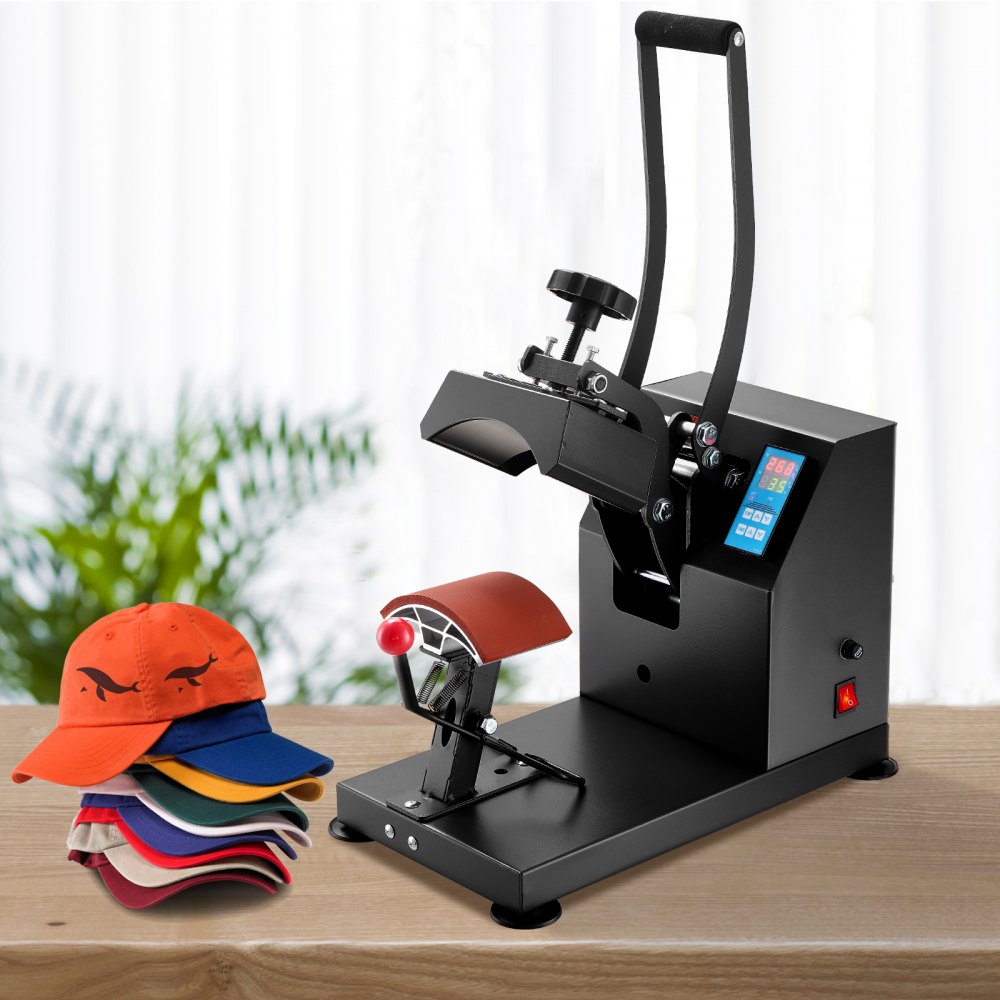 VEVOR Hat Press 3.5 x 5.5 in Cap Heat Press Machine Transfer Sublimation 