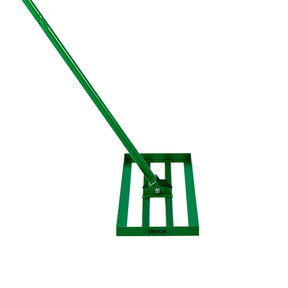 VEVOR Lawn Leveling Rake, 48" x 10" Heavy Duty Lawn Leveler with 78" Steel Extended Handle