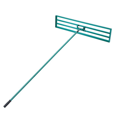 VEVOR Lawn Leveling Rake, 48"x10" Level Lawn Tool, Heavy-duty Lawn Leveler with 78" Steel Extended Handle, Yard Leveling Rake Suit for Garden, Golf Lawn, Farm 