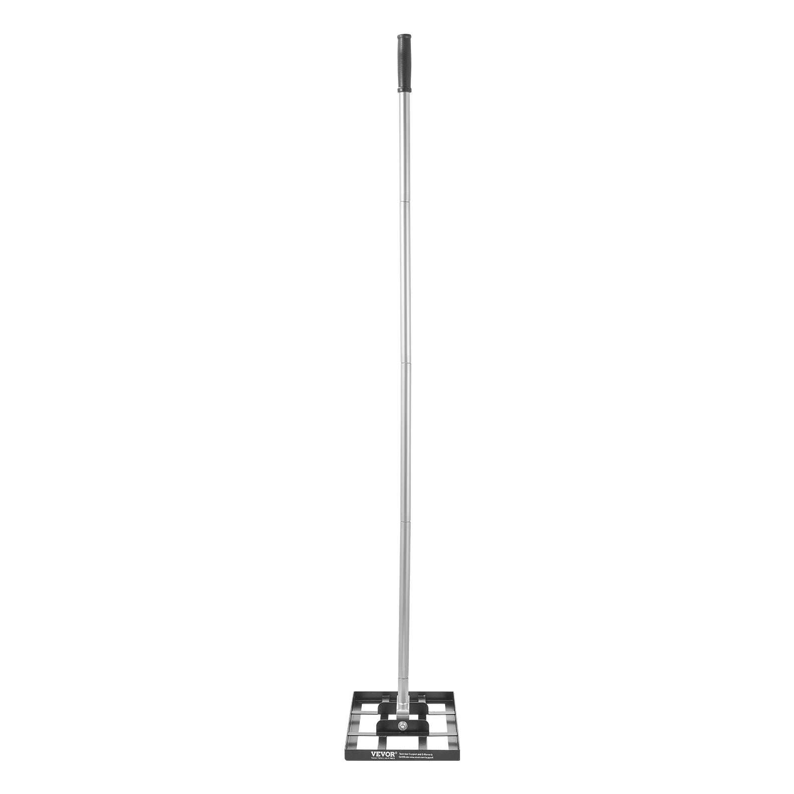 VEVOR 10x17in Lawn Leveling Rake 78 in Adjustable Handle for Yard Golf Court 
