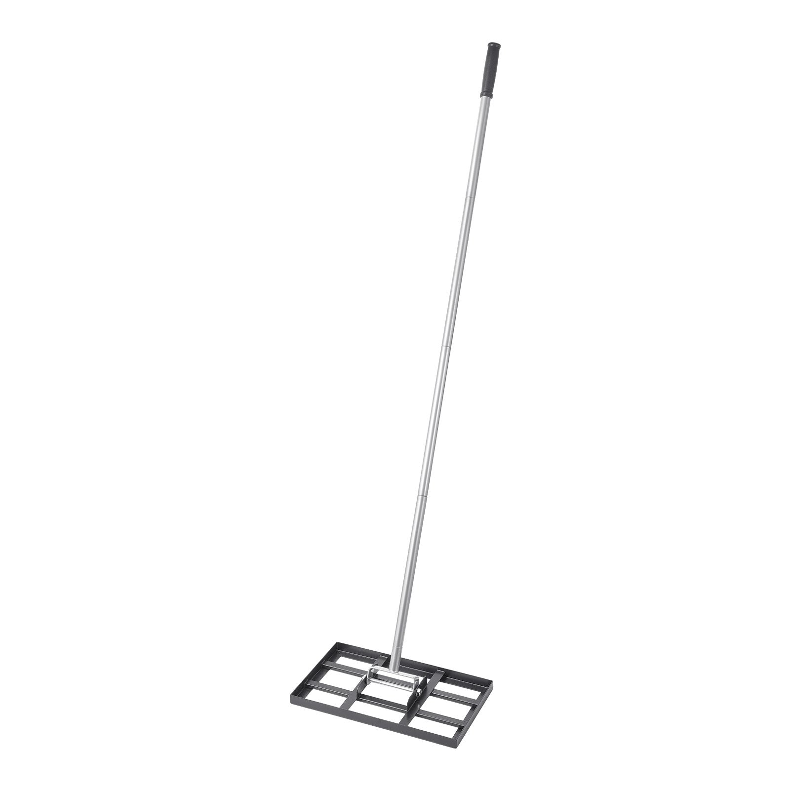 VEVOR 10x17in Lawn Leveling Rake 78 in Adjustable Handle for Yard Golf Court 