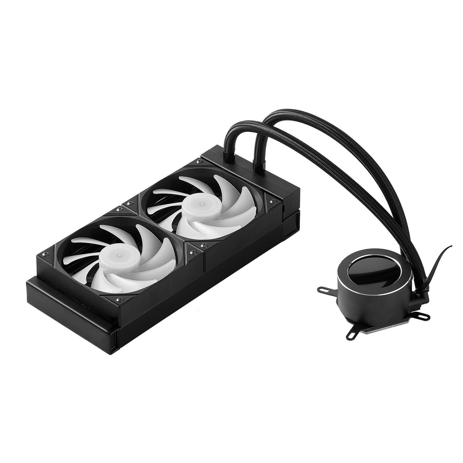 VEVOR CPU Liquid Cooler AIO CPU Water Cooler with ARGB Light & 120 mm PWN Fans 