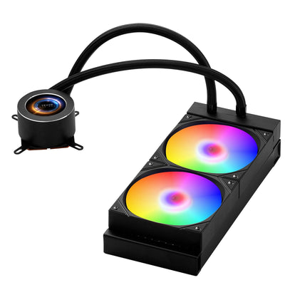 VEVOR CPU Liquid Cooler AIO CPU Water Cooler with ARGB Light & 120 mm PWN Fans 