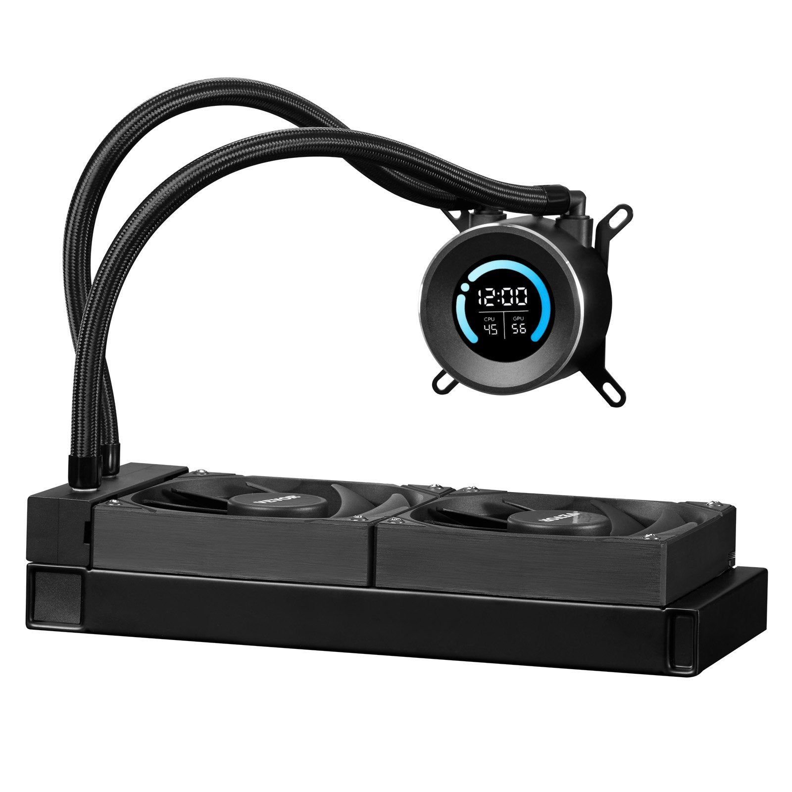 VEVOR CPU Liquid Cooler AIO CPU Water Cooler with 120 mm PWN Fans for Intel AMD 