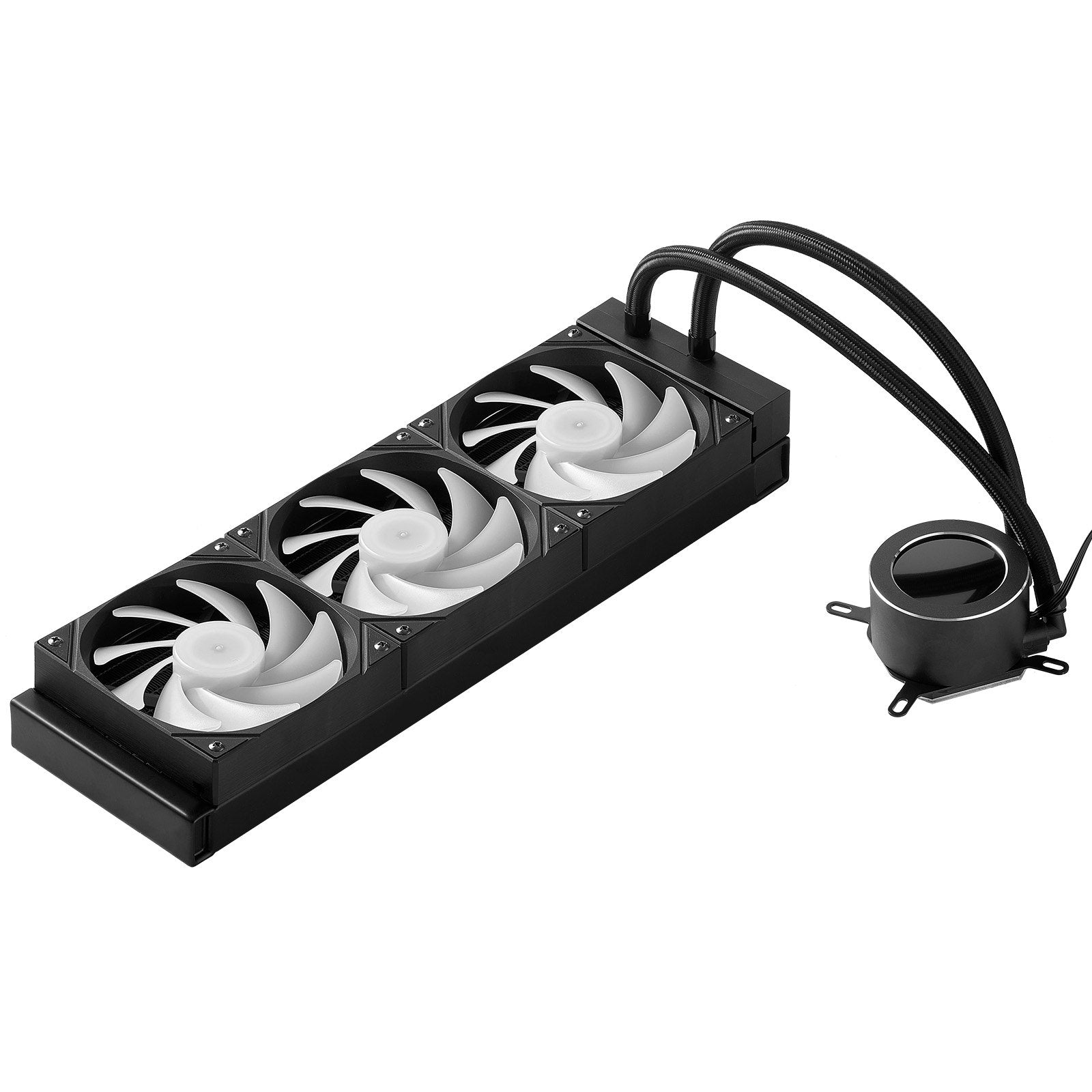 VEVOR CPU Liquid Cooler AIO CPU Water Cooler with ARGB Light & 3 PWN Fans(120mm) 