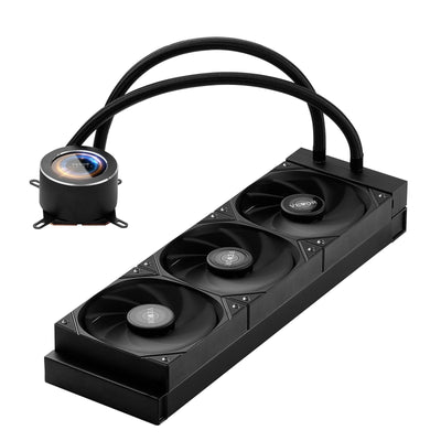 VEVOR CPU Liquid Cooler AIO CPU Water Cooler with 3 PWN Fans(120 mm) Intel AMD 