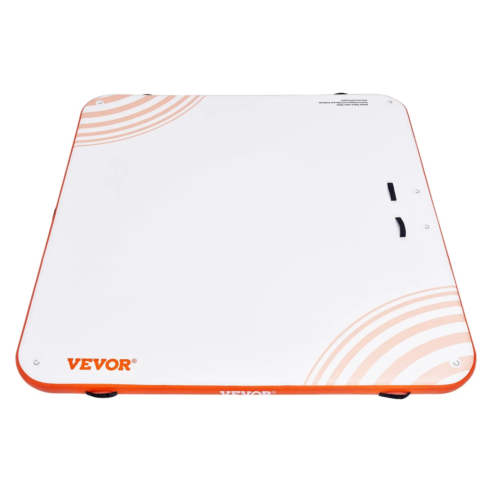 VEVOR Inflatable Floating Dock, 10 x 10FT Inflatable Dock Platform, Non-Slip Water Floating Dock Mat with Portable Carrying Bag & Detachable Ladder, Floating Platform Island Raft for Pool Beach Ocean