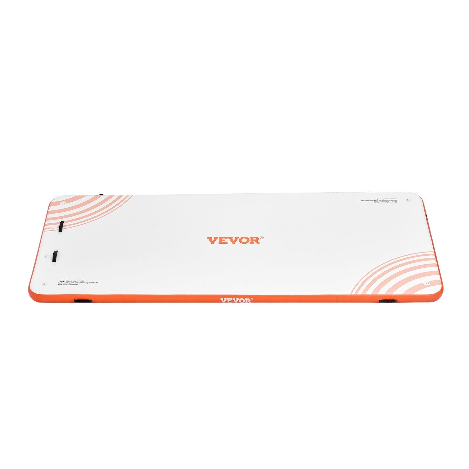 VEVOR Inflatable Floating Dock, 15 x 6FT Inflatable Dock Platform, Non-Slip Water Floating Dock Mat with Detachable Ladder & Portable Carrying Bag, Floating Platform Island Raft for Ocean Pool Beach 