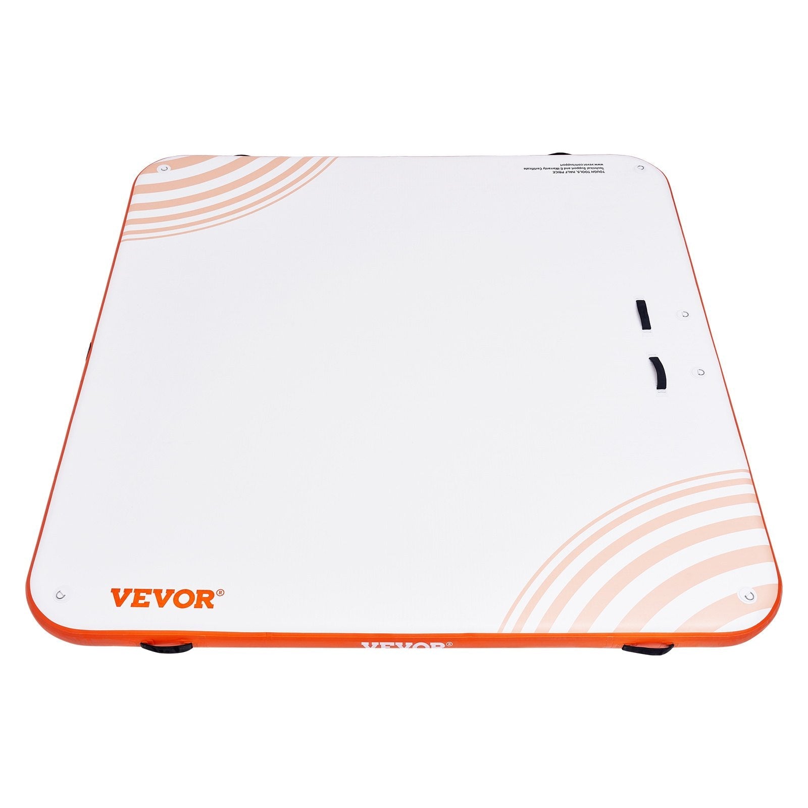 VEVOR Inflatable Floating Dock,7 x 7FT Inflatable Dock Platform, Non-Slip Water Floating Dock Mat with Portable Carrying Bag & Detachable Ladder, Floating Platform Island Raft for Pool Beach Ocean 