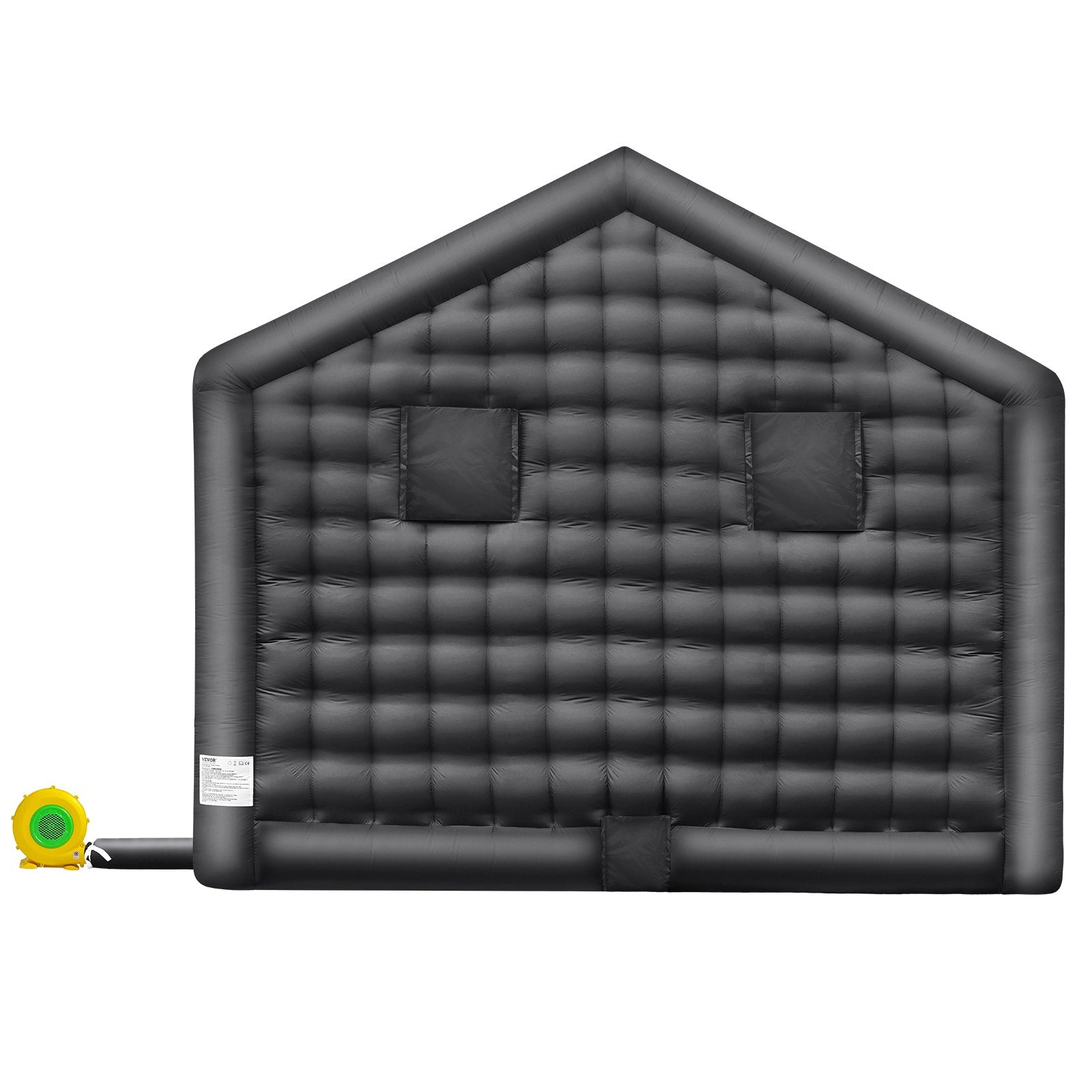 VEVOR Inflatable Nightclub 17.7 x 16.4 x 13.9 Ft Blow up Party Tent with Lights 