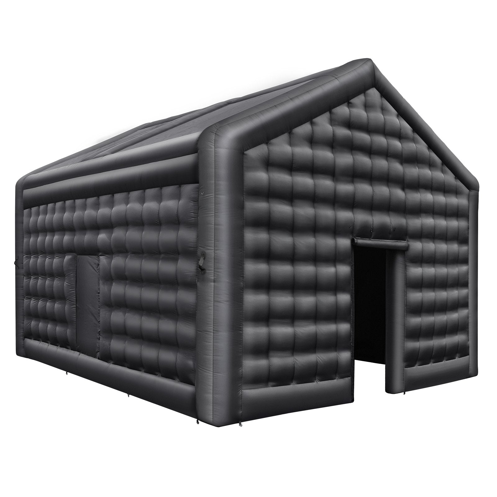 VEVOR Inflatable Nightclub 17.7 x 16.4 x 13.9 Ft Blow up Party Tent with Lights 