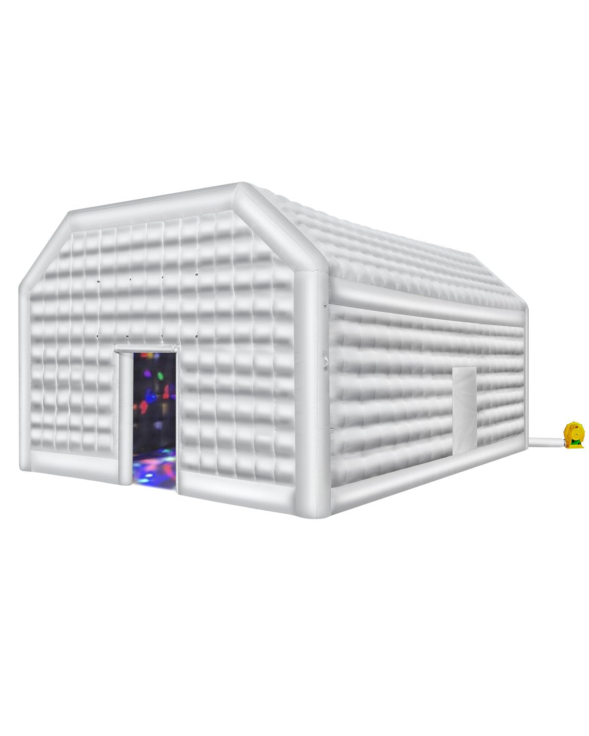 VEVOR Inflatable Nightclub 26.2 x 19.7 x 13.1 Ft Blow up Party Tent White 