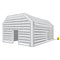 VEVOR Inflatable Nightclub 26.2 x 19.7 x 13.1 Ft Blow up Party Tent White