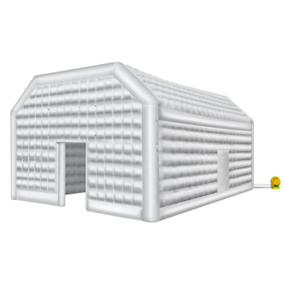 VEVOR Inflatable Nightclub 26.2 x 19.7 x 13.1 Ft Blow up Party Tent White 