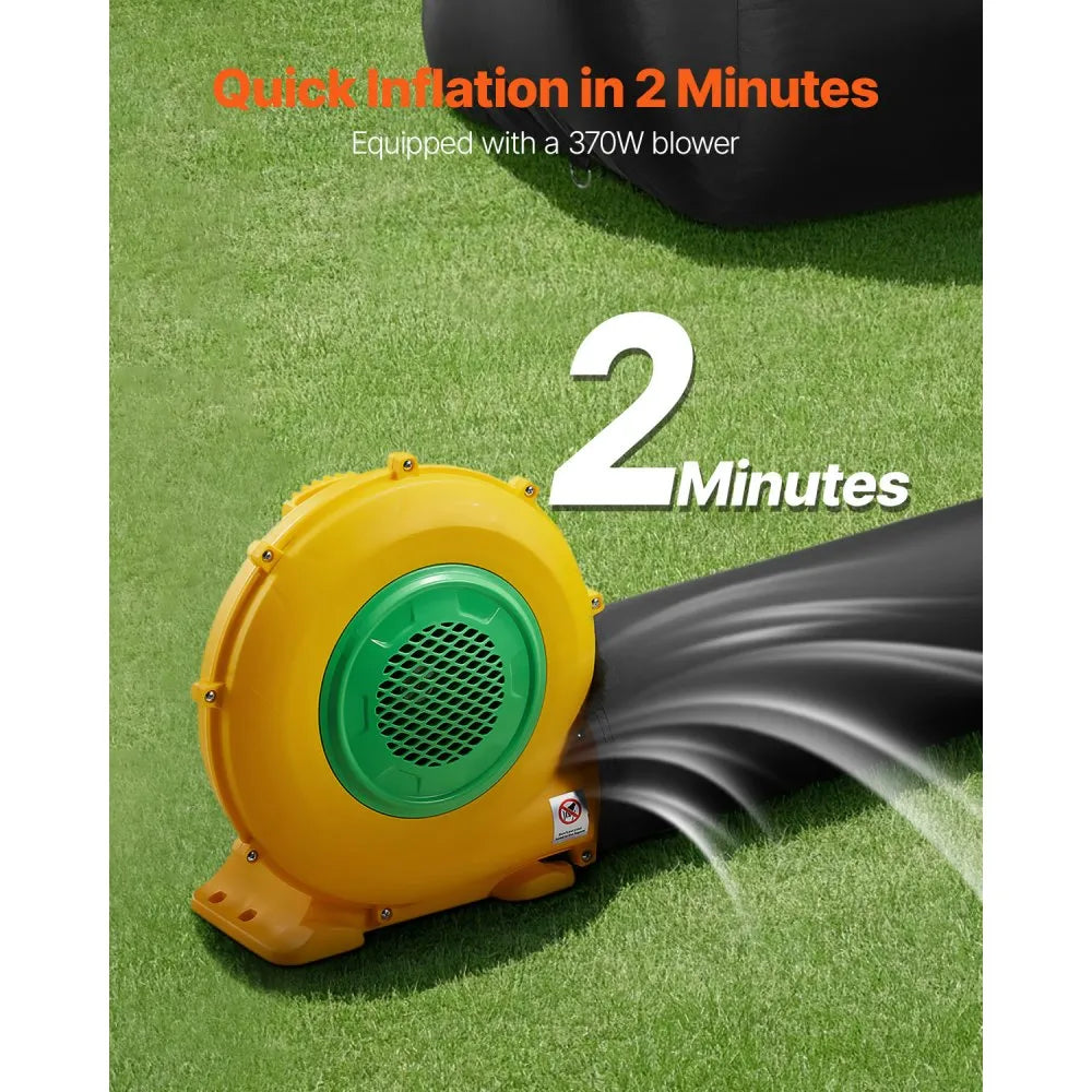 VEVOR Inflatable Soccer Dart Board over 8 ft High with 9 Kick Balls & Air Pump