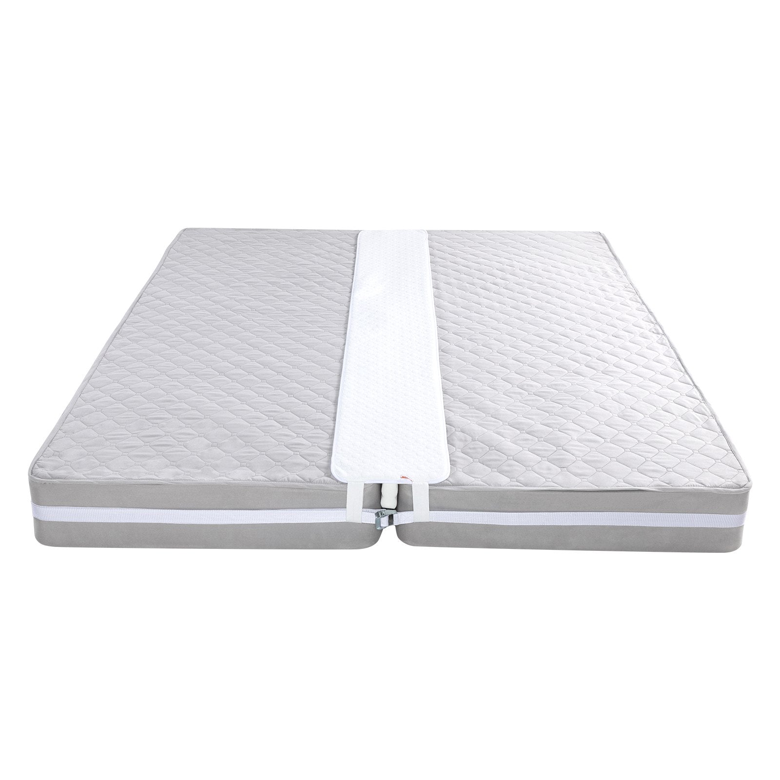 VEVOR Bed Bridge King Bed Connector Kit Metal Buckle & Storage Bag 75" L x 12" W 