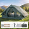 5-8 Person Inflatable Camping Tent with Hand Pump, Waterproof Glamping Air Tent with Skylight, Stove Jack & Carry Bag