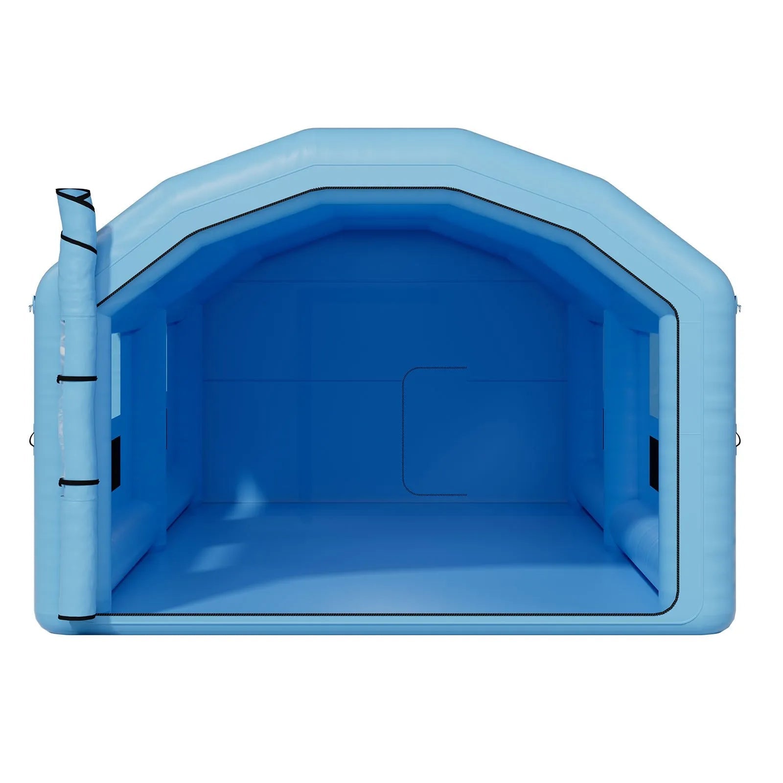 VEVOR Inflatable Paint Booth, 32.81 x 19.69 x 13.12 ft, Inflatable Spray Booth with 950W and 1100W Blowers and Air Filter System, Round Roof, for Painting Car, Truck, Furniture, Automotive Sheet Metal 