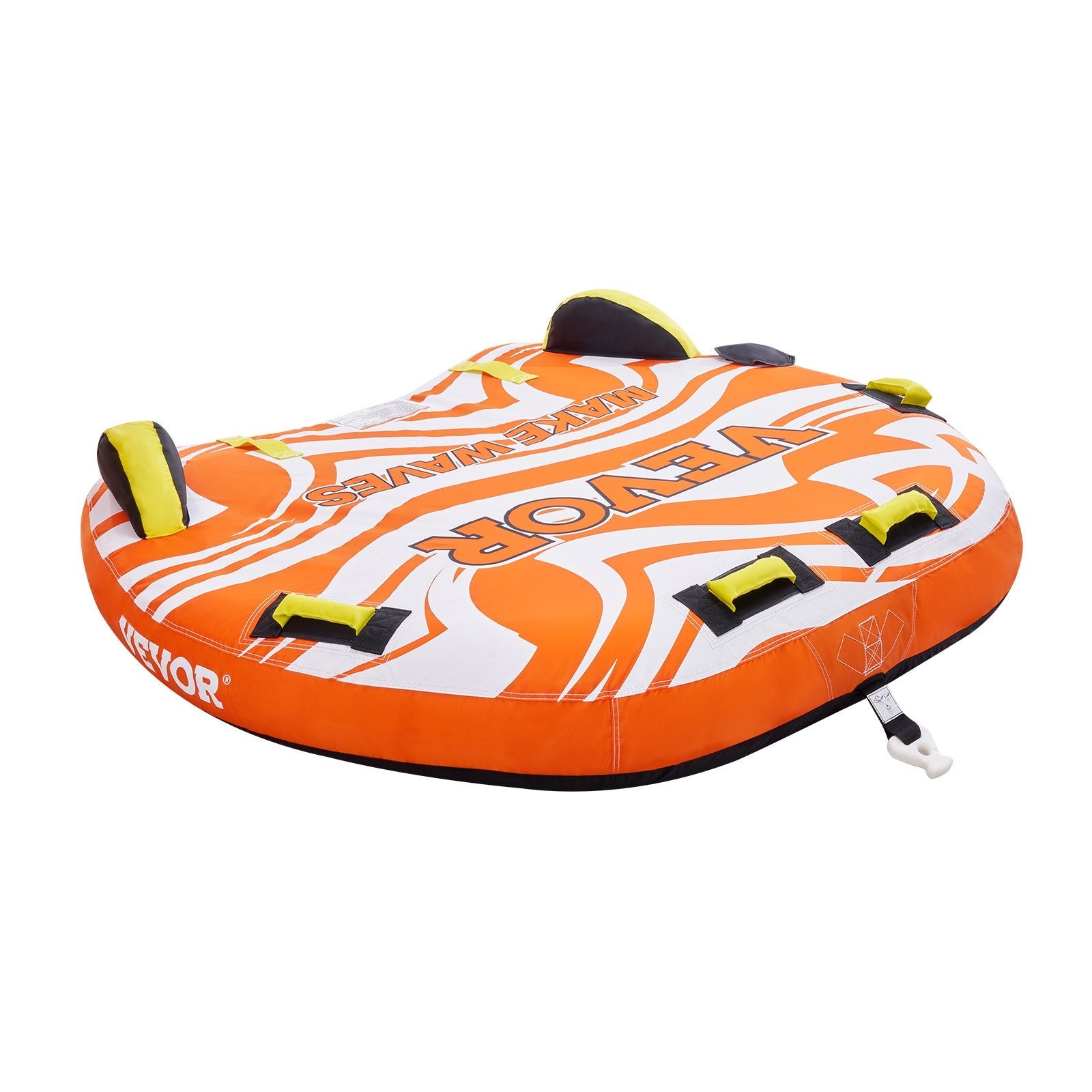 VEVOR Towable Tube for Boating 1-2 Riders Inflatable Boat Tubes and Towables 