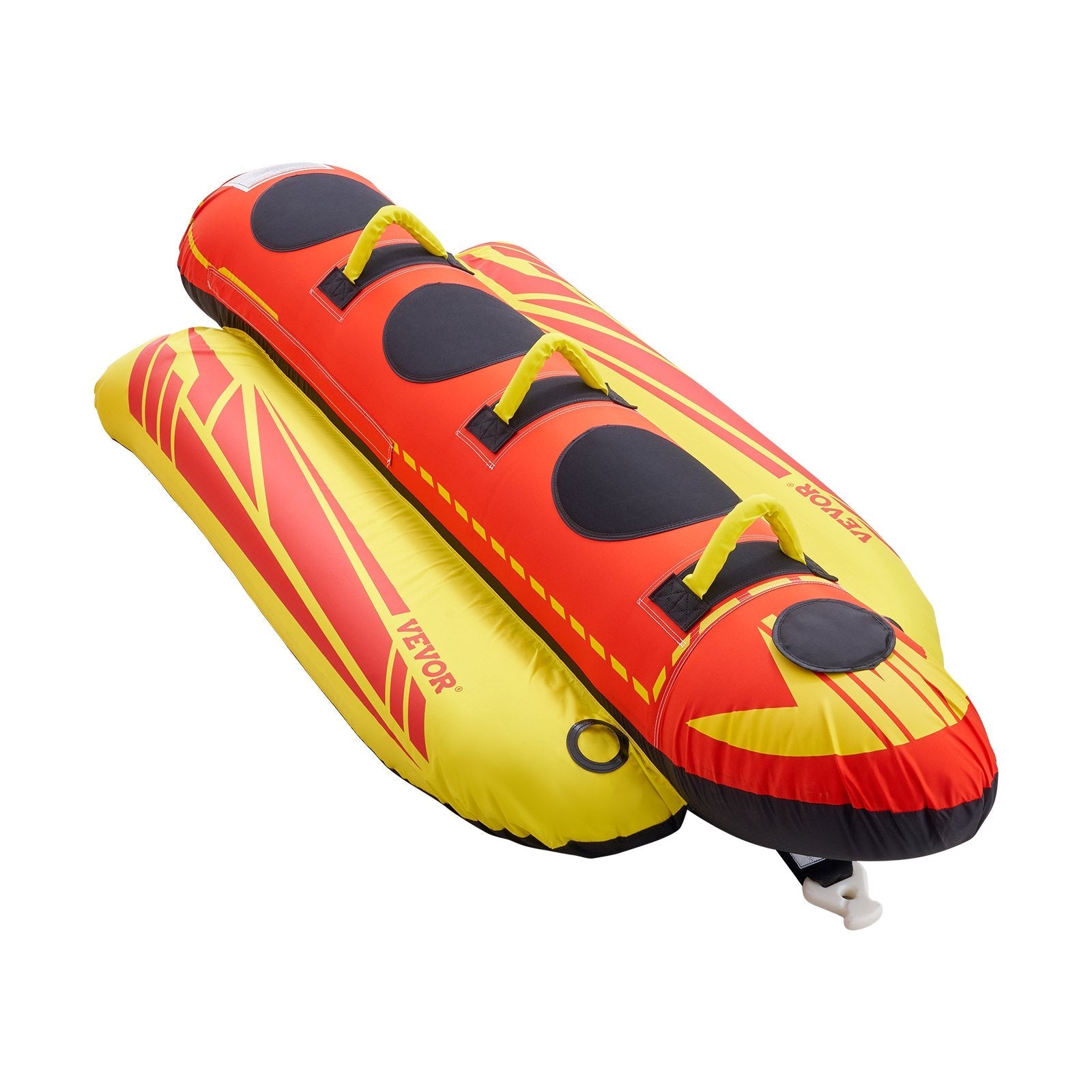 VEVOR Towable Tubes for Boating 1-3 Riders Inflatable Boat Tubes Towables 510lbs 