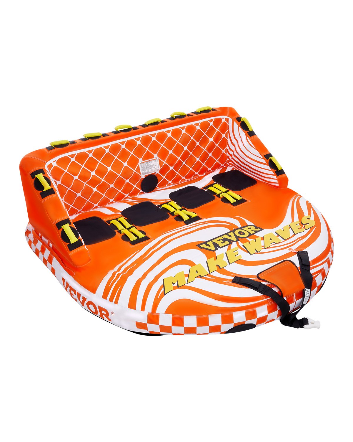 VEVOR Towable Tube for Boating 1-4 Riders Inflatable Boat Tubes and Towables 