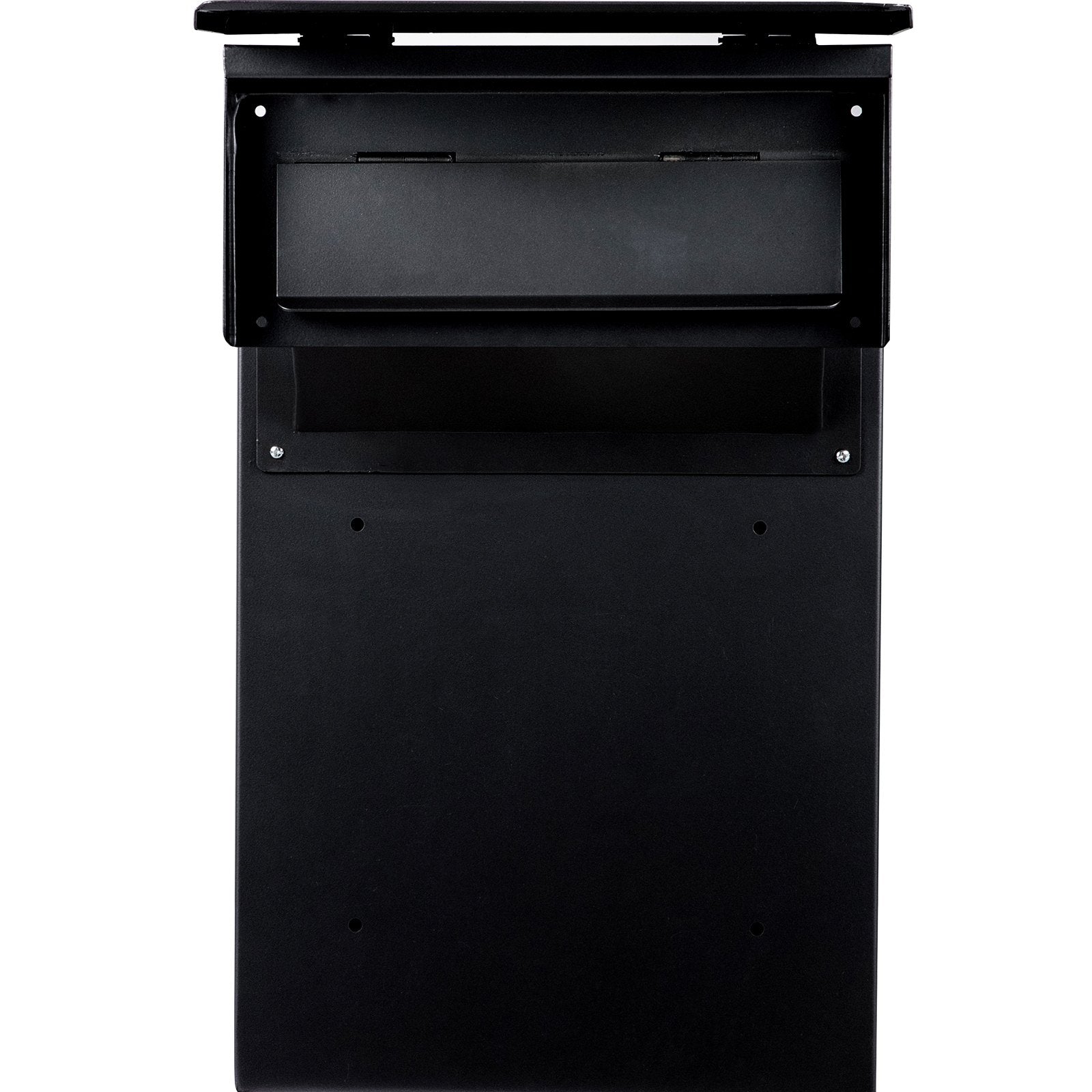 Vevor Through-the-wall Mailbox Letter Drop Box Adjustable Chute Rainproof Black 