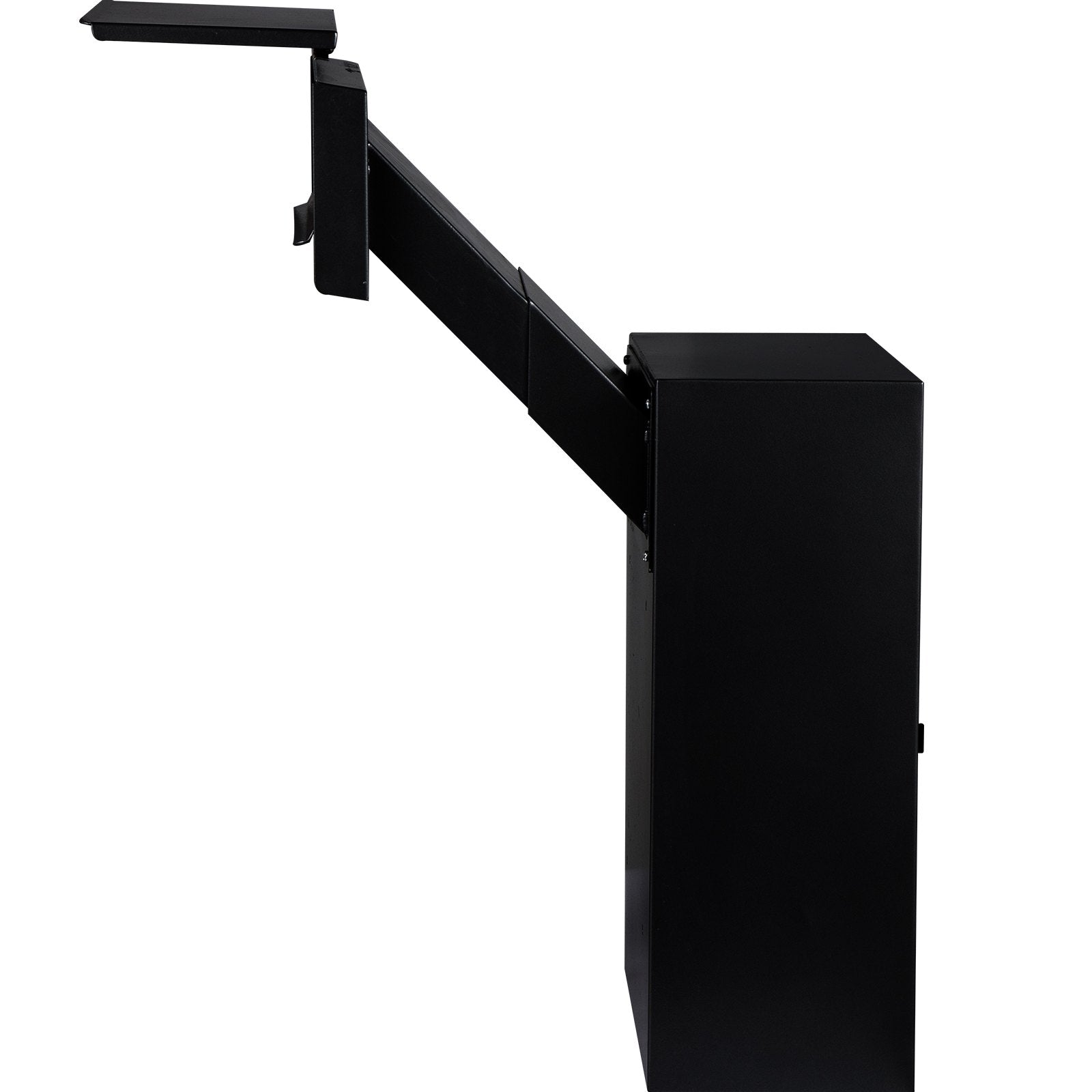 Vevor Through-the-wall Mailbox Letter Drop Box Adjustable Chute Rainproof Black 