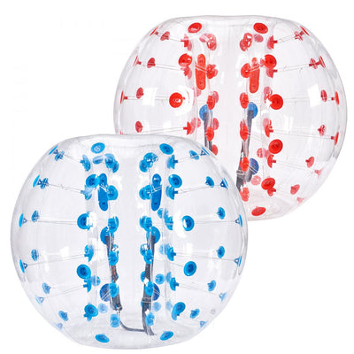VEVOR Inflatable Bumper Balls 2-Pack, 5FT/1.5M Body Sumo Zorb Balls for Teen & Adult, 0.8mm Thick PVC Human Hamster Bubble Balls for Outdoor Team Gaming Play, Bumper Bopper Toys for Garden, Yard, Park 