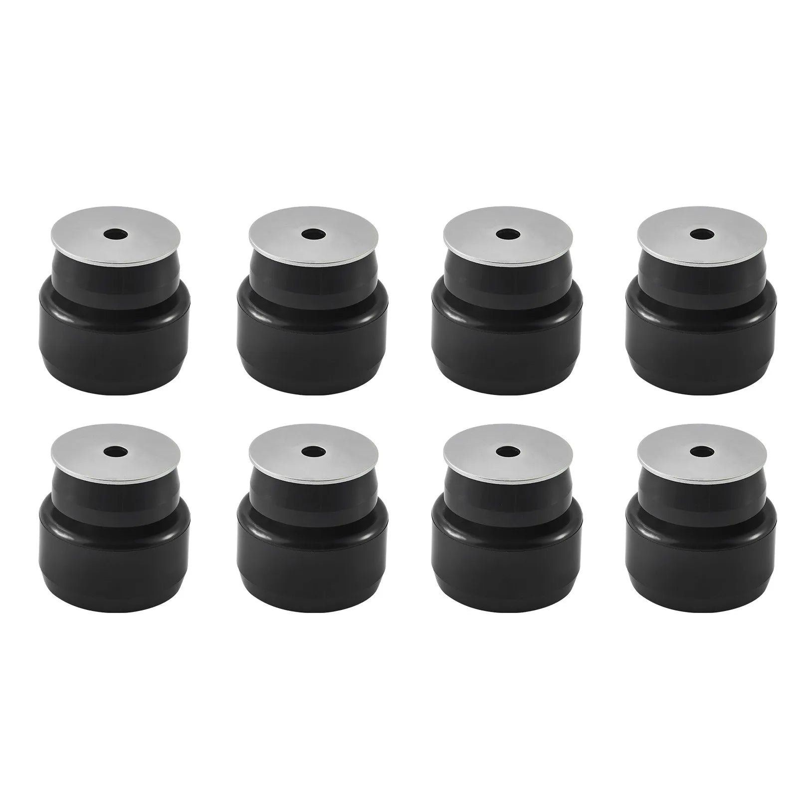 VEVOR Body Mount Bushing Kit, Compatible with 1999-2014 Chevy Silverado & Sierra 1500/2500, 24 PCS Polyurethane Body Mount Kit, Durable Components for Improving Bumpy Driving Performance, Black 