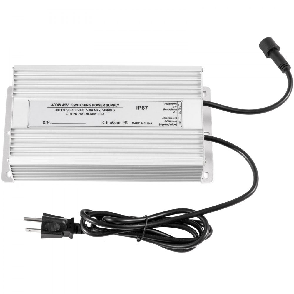 VEVOR Mist Maker 10 Head Ultrasonic Mist Fogger with Waterproof Power Supply Ultrasonic Fogger Humidifier Stainless Steel Pond Mister Fogger 5kg/h Ultrasonic Mist Humidifier for Gardening and Pond 