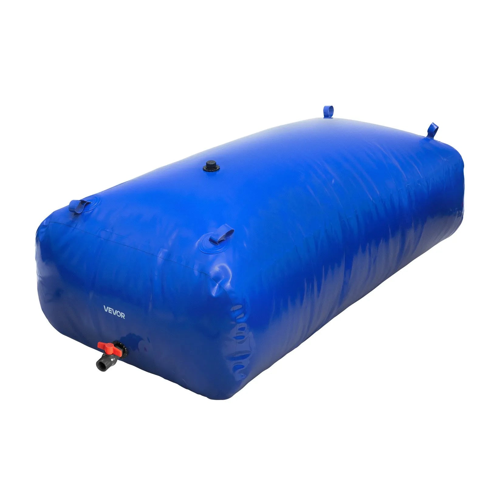 VEVOR Water Storage Bladder, 264 Gallon (1000L) Water Storage Container Tank, 1000D PVC Extra-Large Capacity Soft Bag Bladder, Foldable Portable for Garden Irrigation, Camping, RV, Fire Prevention 