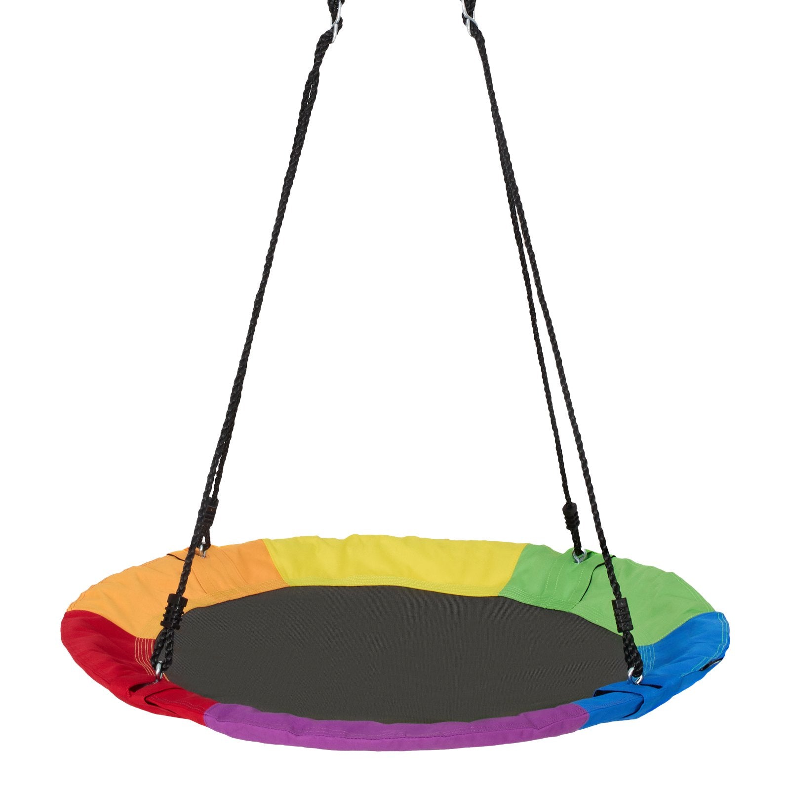 VEVOR Tree Swing 40In Saucer Swing 750lbs Weight Capacity 900D Oxford Multicolor 